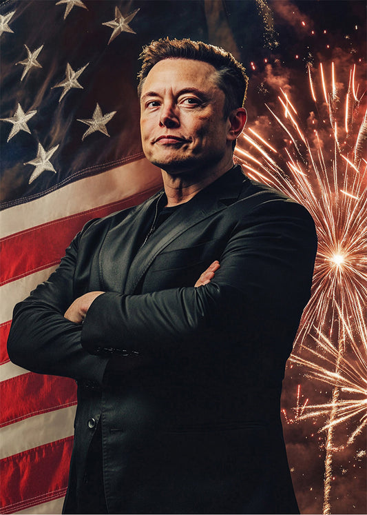 Cuadro ​Elon Musk poster
