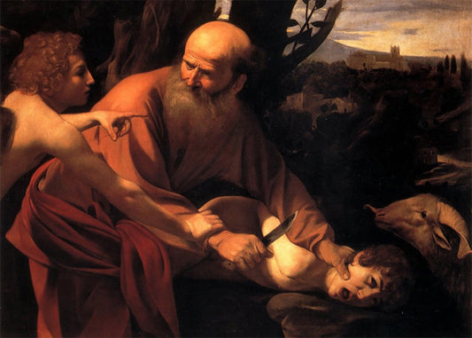 Cuadro ​El sacrificio de Isaac (Caravaggio)