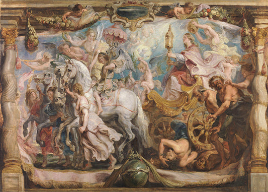 Cuadro ​El triunfo de la Iglesia (Rubens)