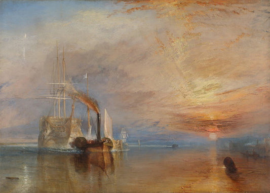Cuadro ​El último viaje del - Temerario (Turner)