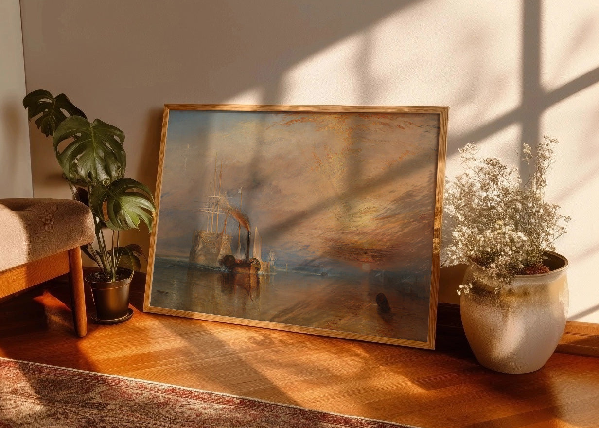 Cuadro ​El último viaje del - Temerario (Turner)