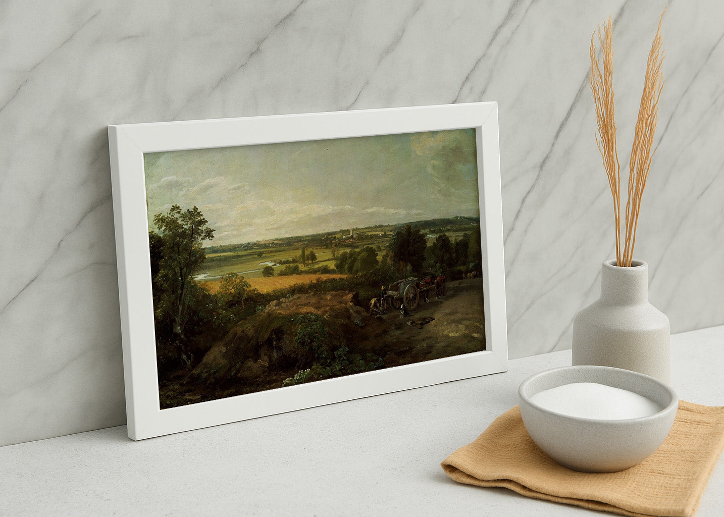 Cuadro ​El valle de Stour con Dedham en la distancia (John Constable)
