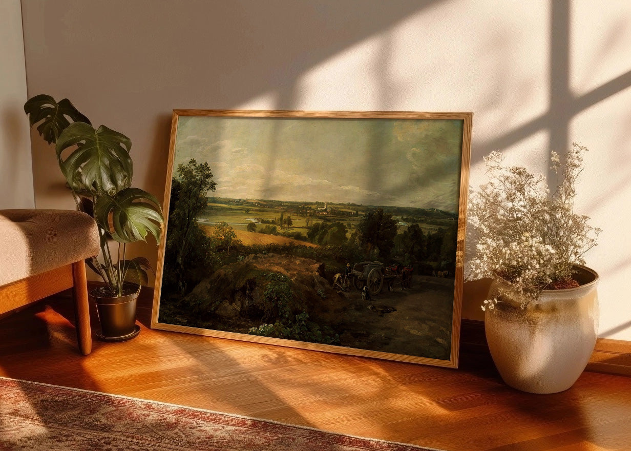 Cuadro ​El valle de Stour con Dedham en la distancia (John Constable)