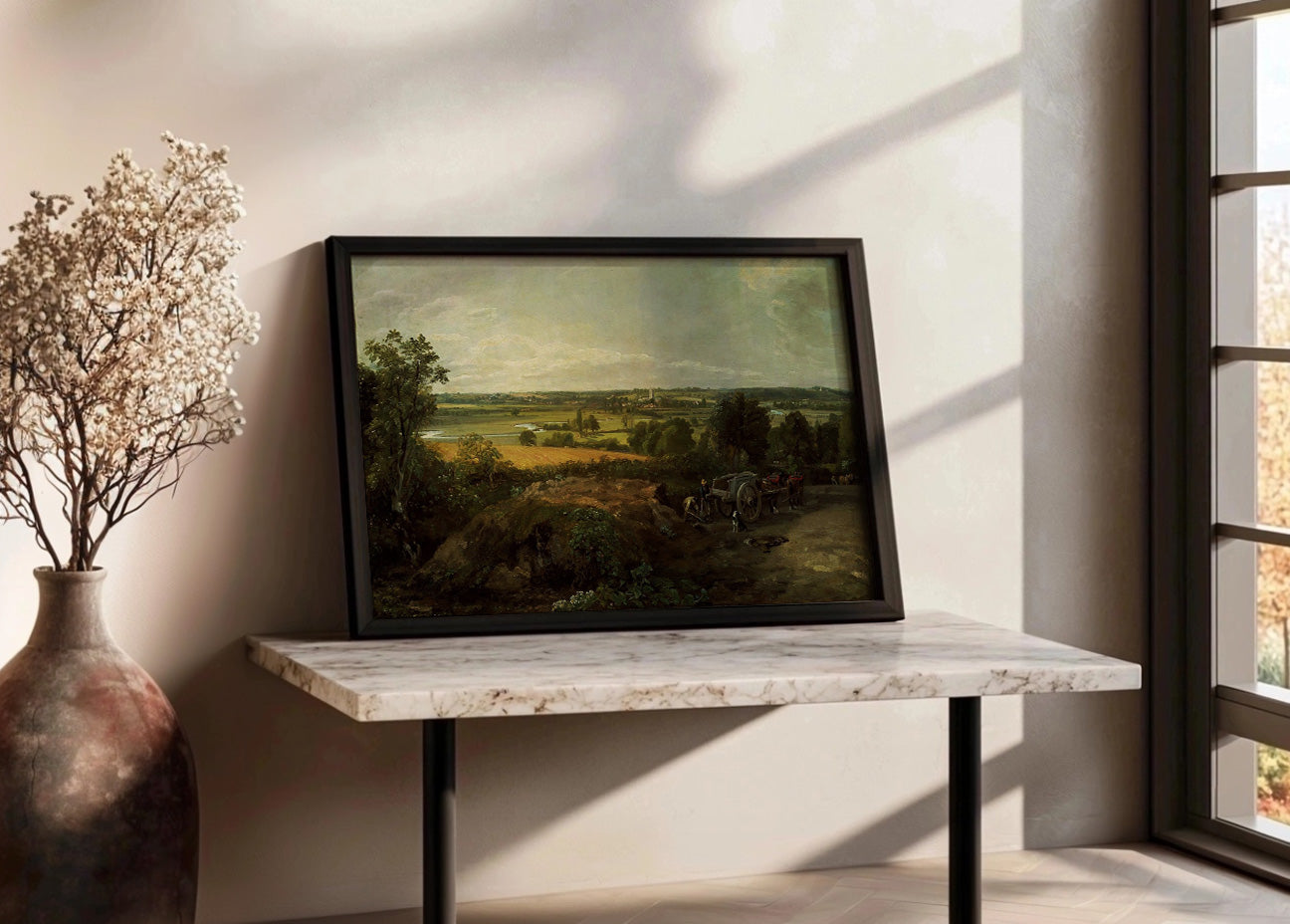 Cuadro ​El valle de Stour con Dedham en la distancia (John Constable)