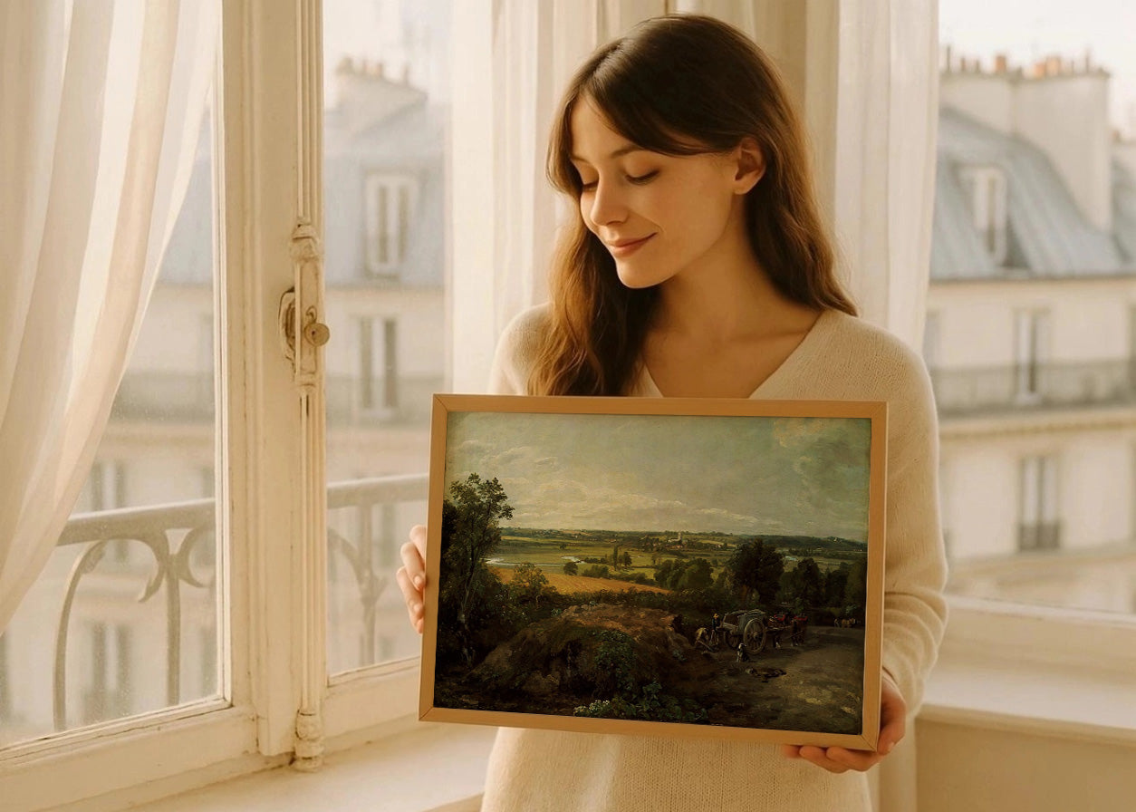 Cuadro ​El valle de Stour con Dedham en la distancia (John Constable)