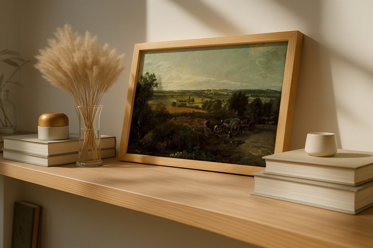 Cuadro de ​El valle de Stour con Dedham en la distancia (John Constable) - Fine Artic