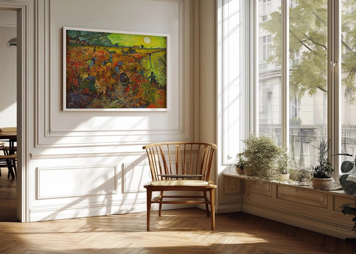 Cuadro ​El viñedo rojo (Van Gogh)