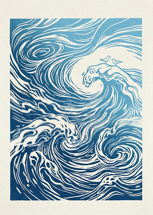 Cuadro En la cresta de la ola