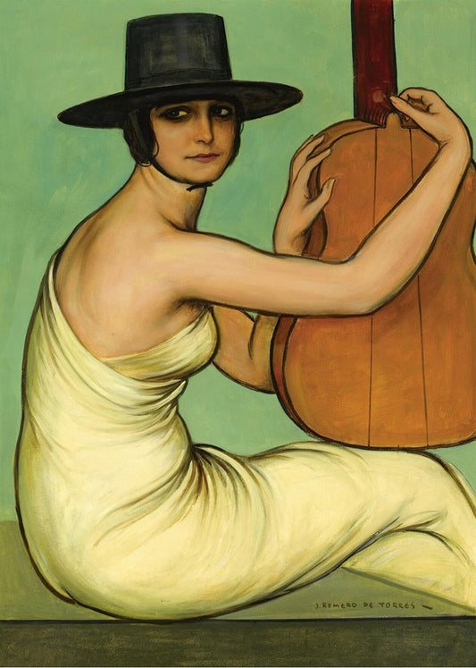 Cuadro En la ribera (Julio Romero de Torres)