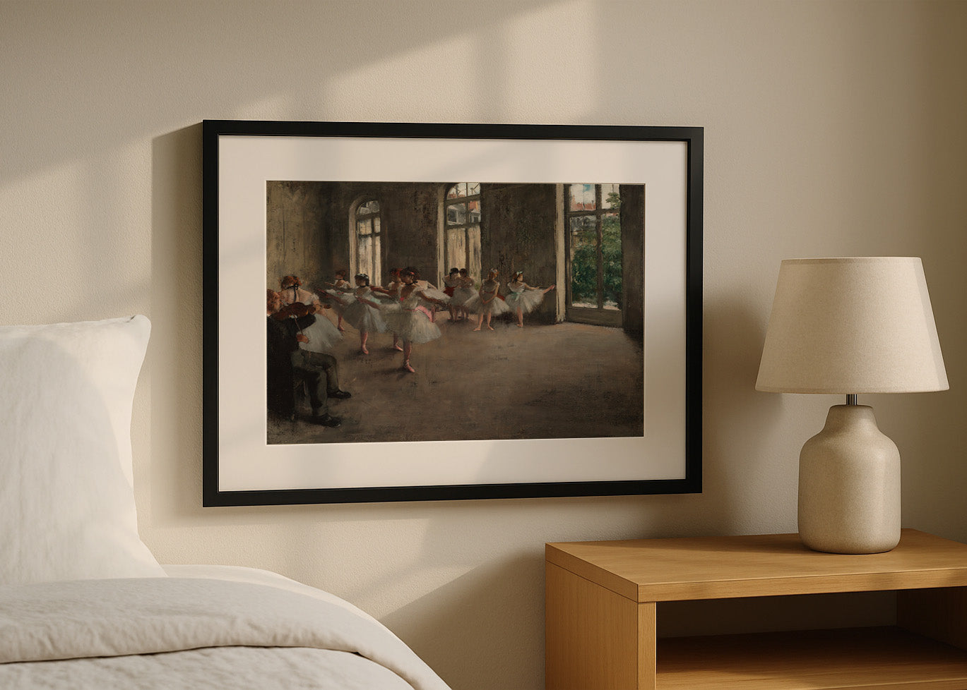 Cuadro ​Ensayo de ballet (Edgar Degas)