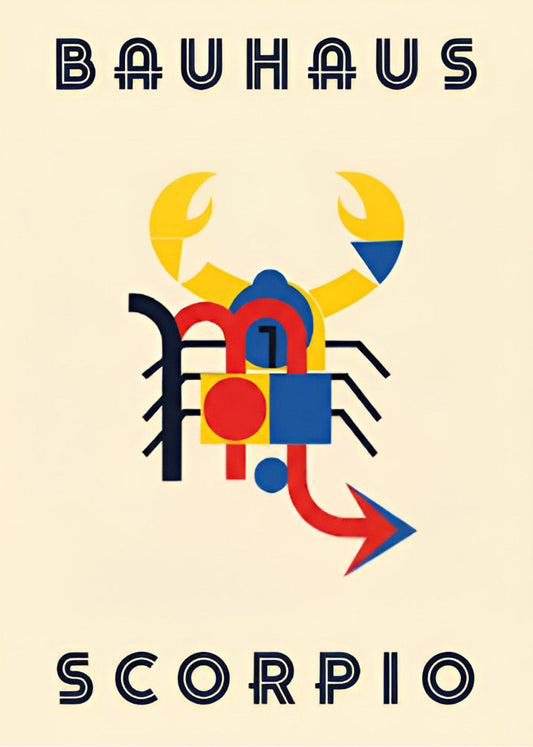 Cuadro Escorpio Bauhaus
