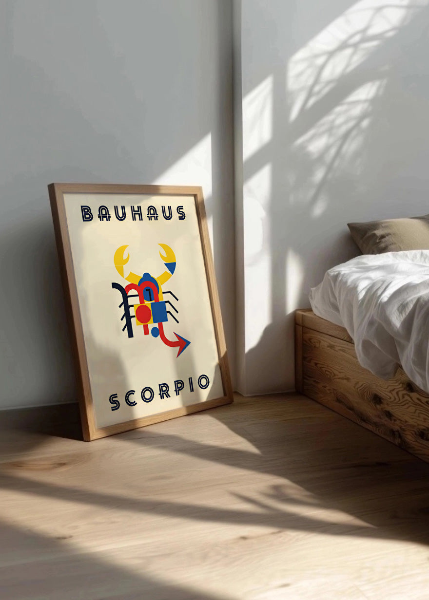 Cuadro Escorpio Bauhaus