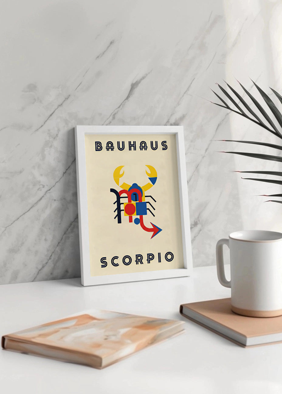 Cuadro Escorpio Bauhaus