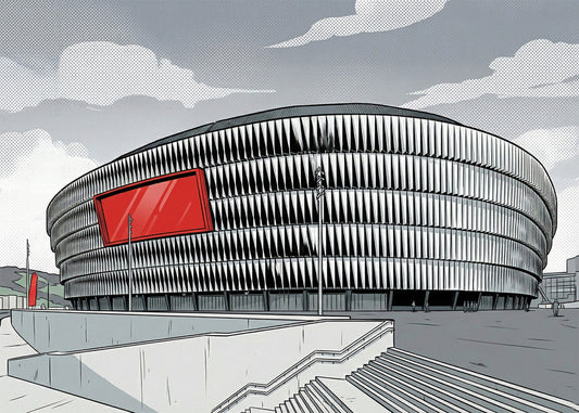 Cuadro Estadio de San Mamés - Dibujo