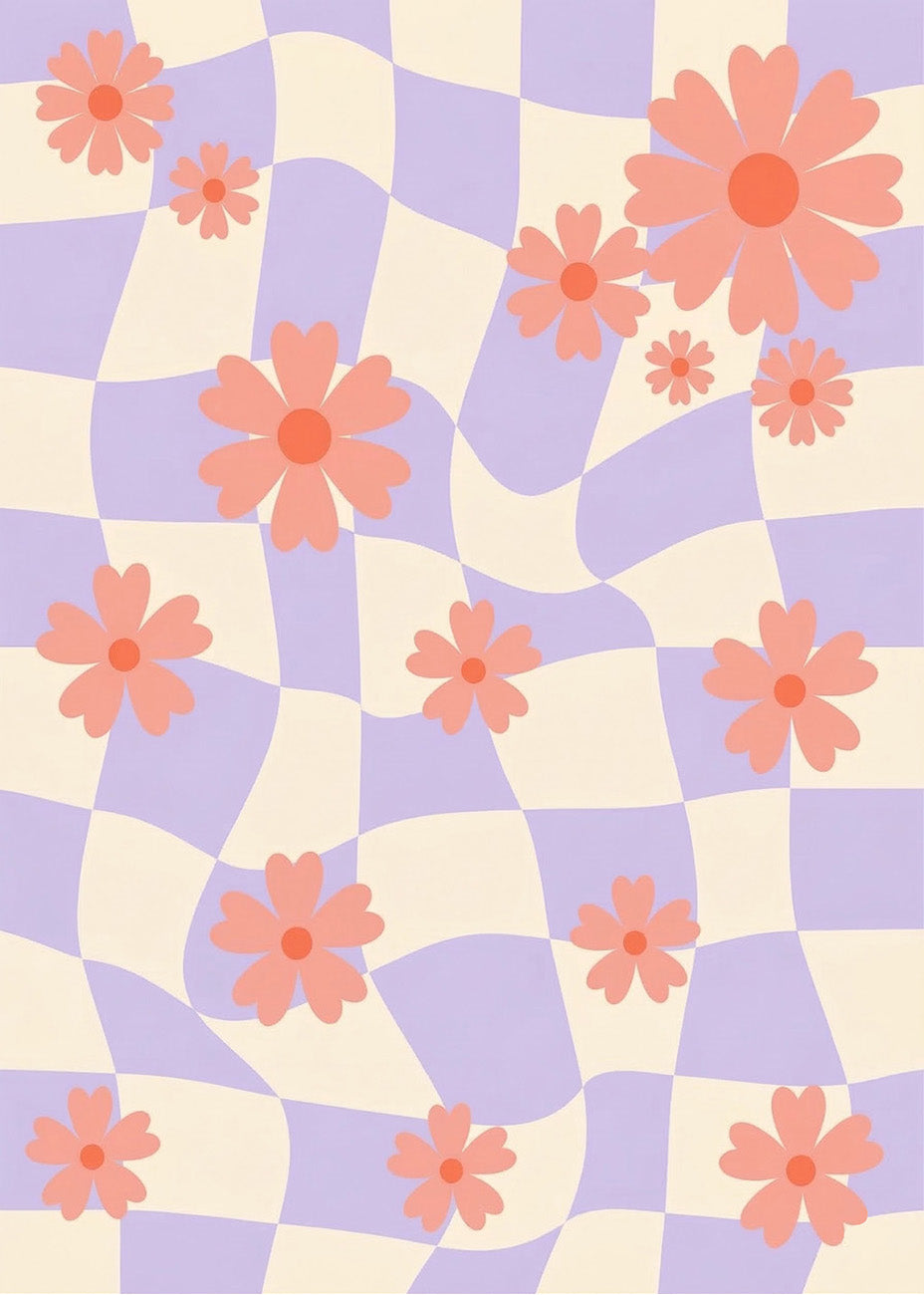 Cuadro Estampado de flores