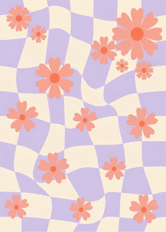 Cuadro Estampado de flores