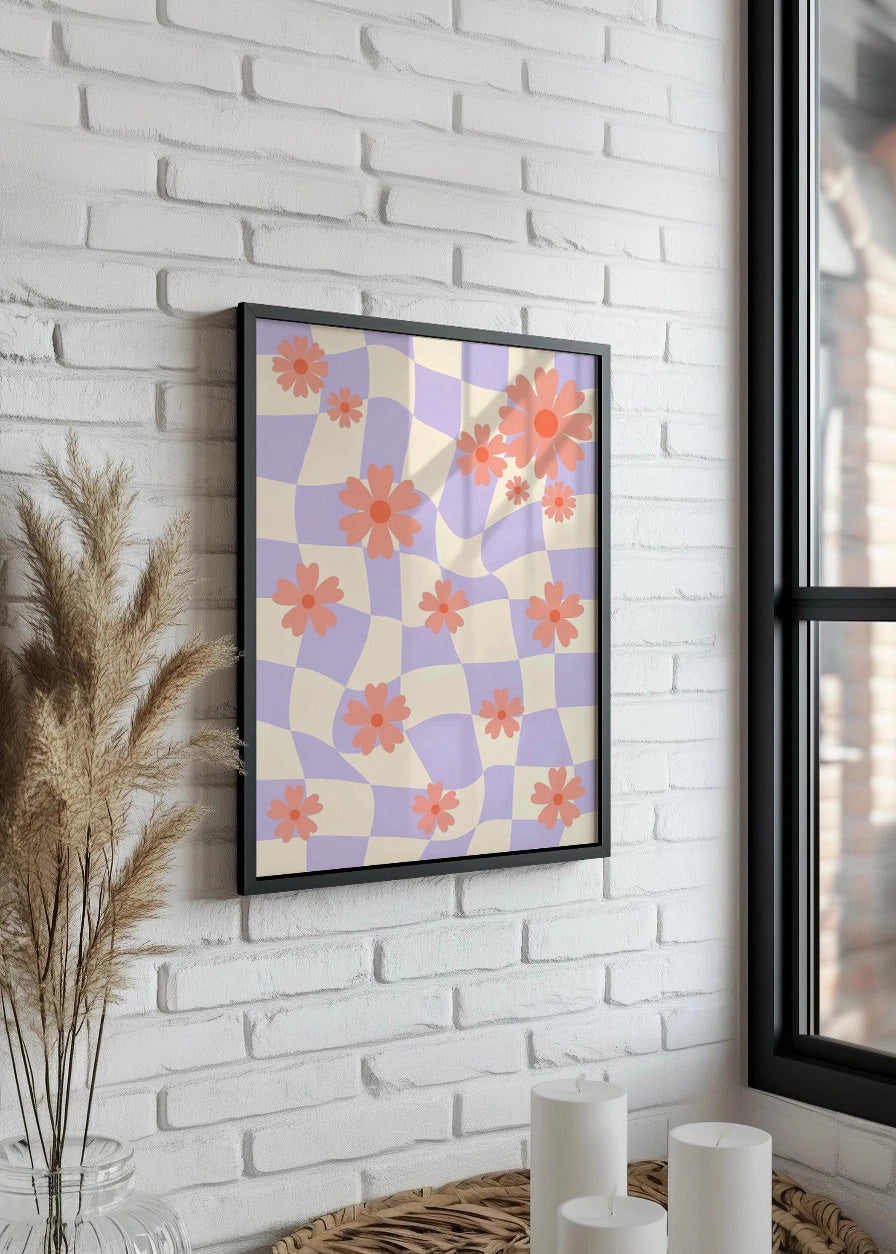 Cuadro Estampado de flores