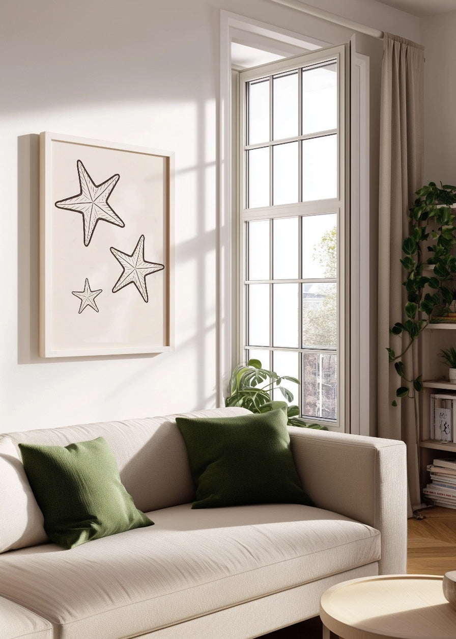 Cuadro Estrellitas de mar