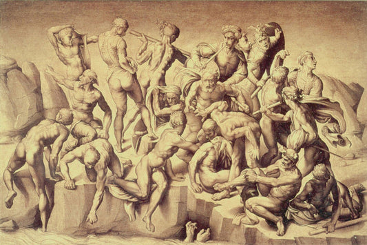 Cuadro ​Estudio para la Batalla de Cascina (Miguel Ángel - Michelangelo)