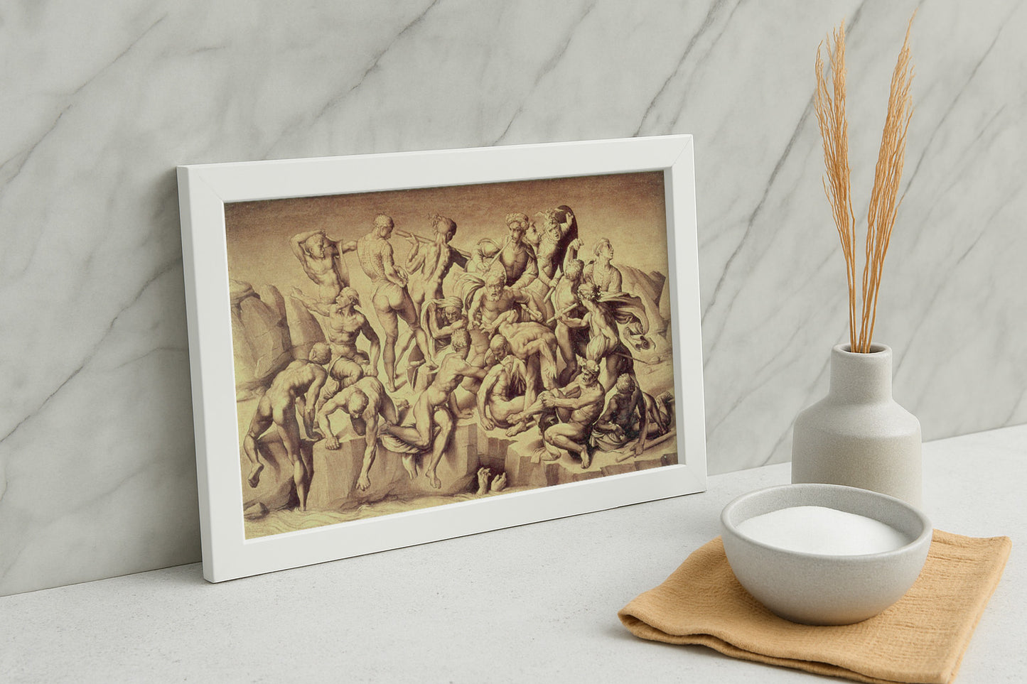 Cuadro ​Estudio para la Batalla de Cascina (Miguel Ángel - Michelangelo)