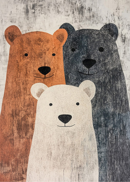 Cuadro ​Familia de osos