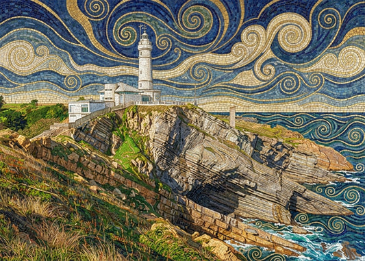 Cuadro Faro de CAbo Mayor - Art Nouveau