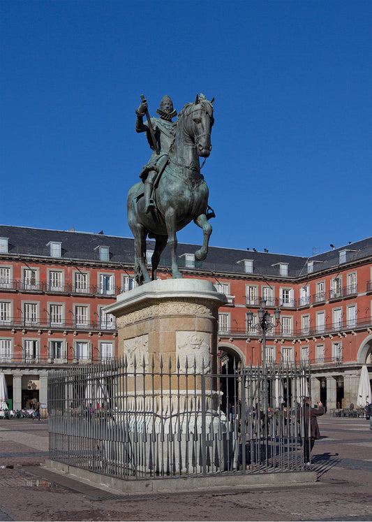 Cuadro Felipe III en la Plaza Mayor (Carlos Delgado CC BY-SA 3.0)