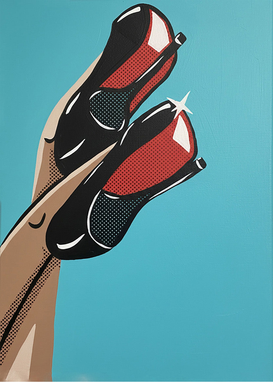 Cuadro Femme fatale tacones