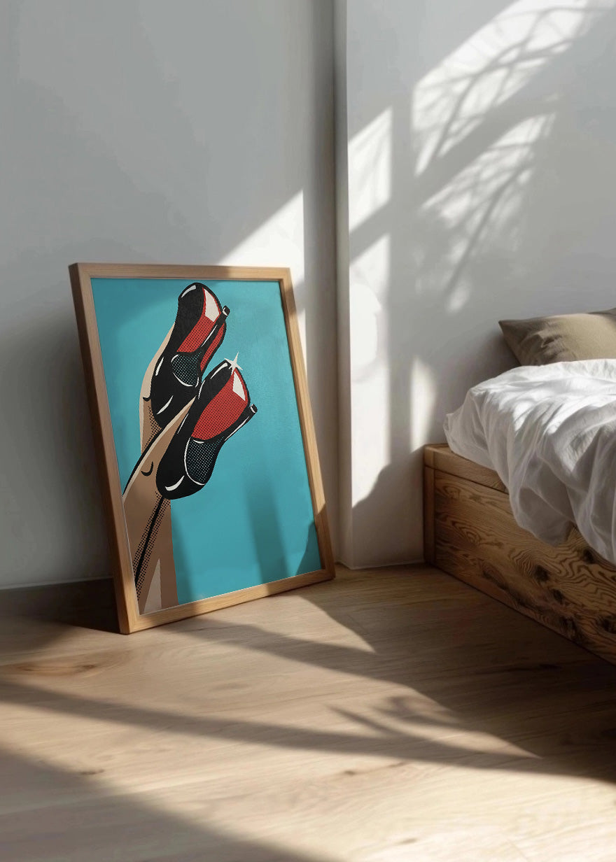 Cuadro Femme fatale tacones