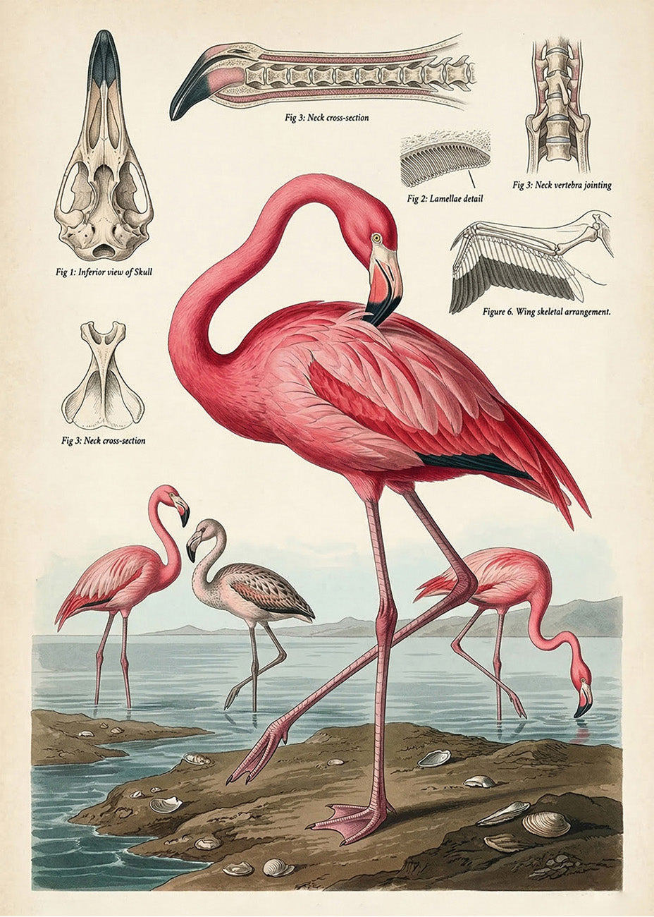 Cuadro Flamenco anatomía