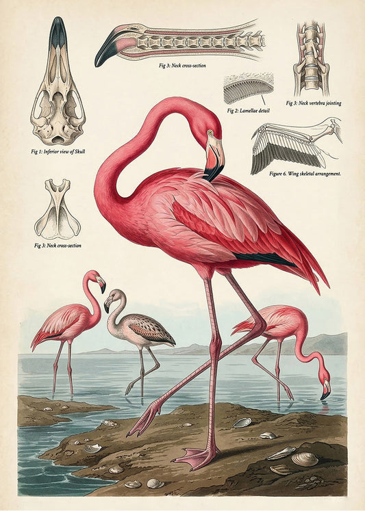 Cuadro Flamenco anatomía