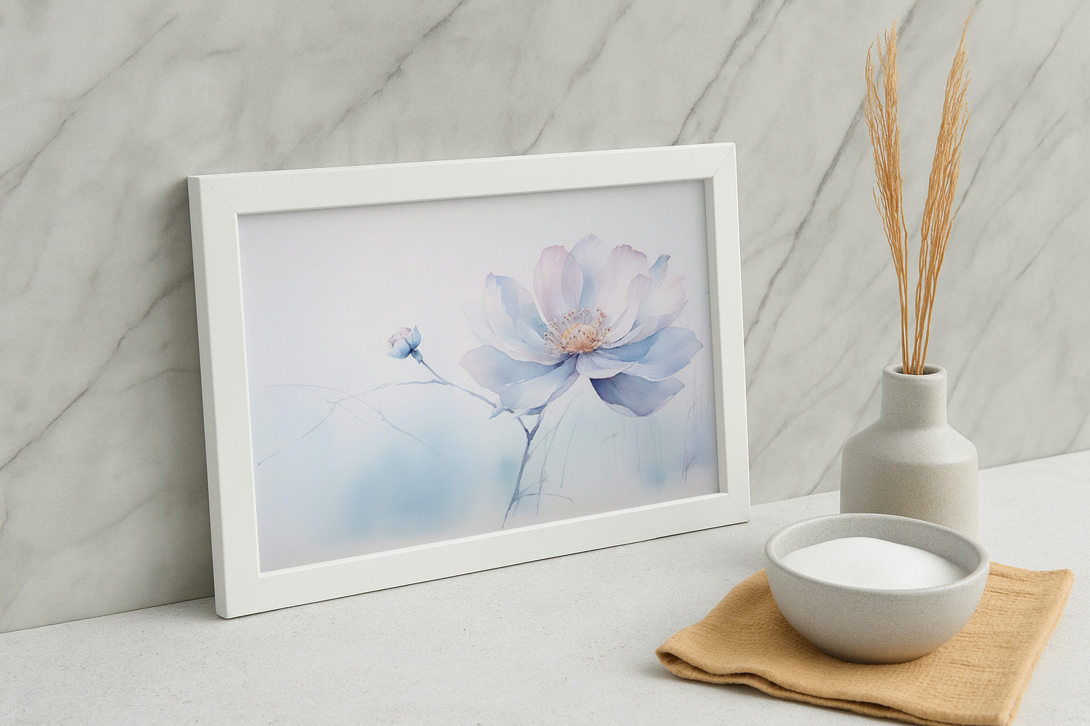 Cuadro de ​Flor de tela - Fine Artic