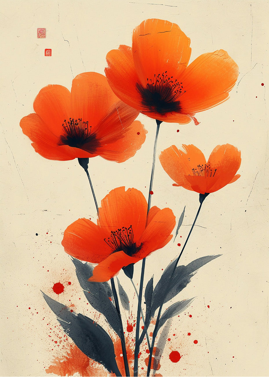 Cuadro ​Flores IV