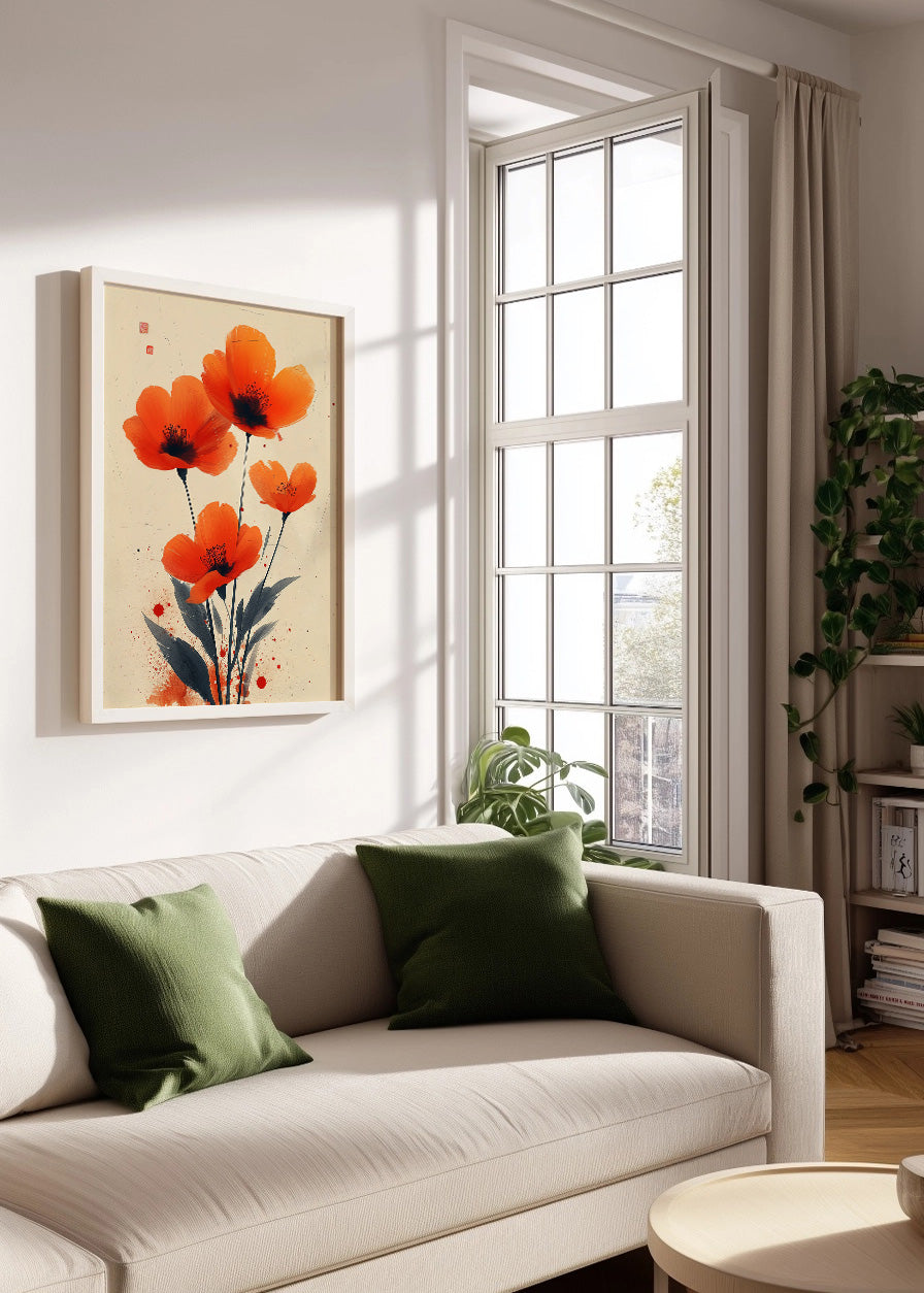 Cuadro ​Flores IV