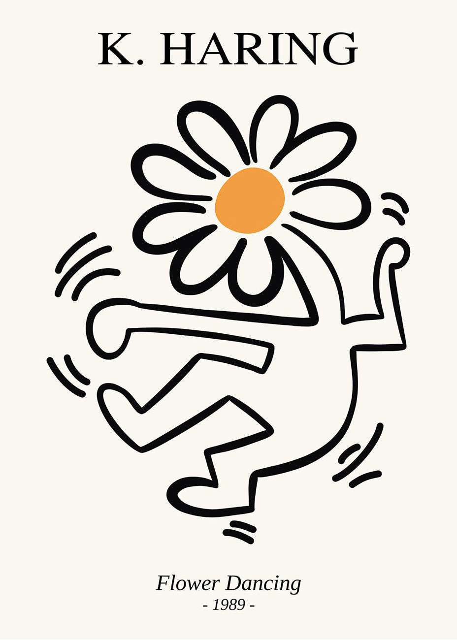 Flower Dancing 1989 (K Haring)
