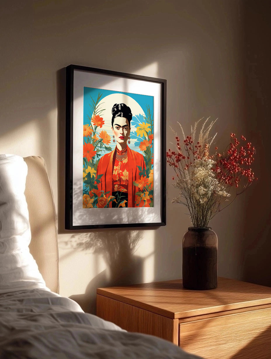 Cuadro de ​Frida flowers - Fine Artic