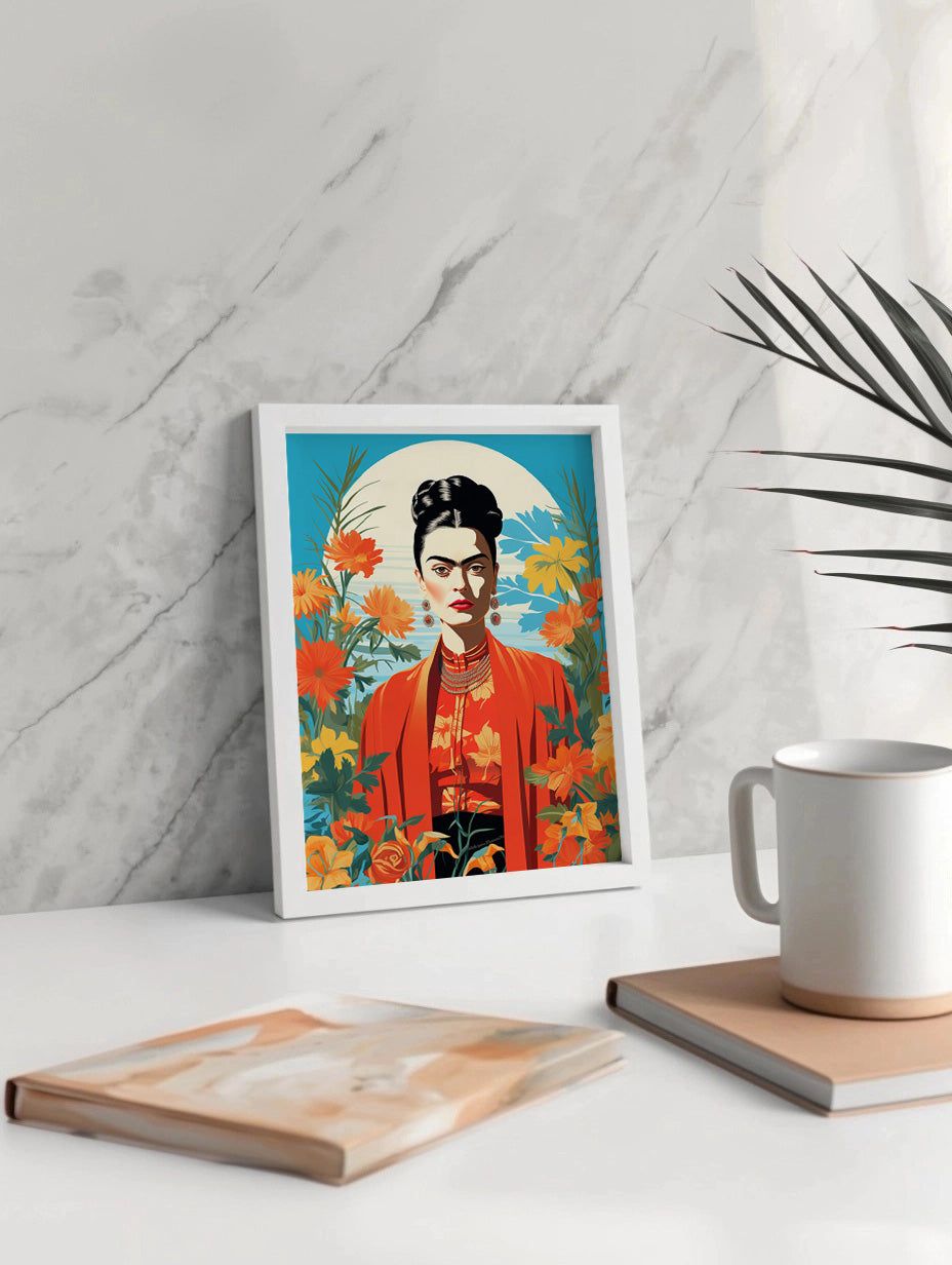Cuadro de ​Frida flowers - Fine Artic