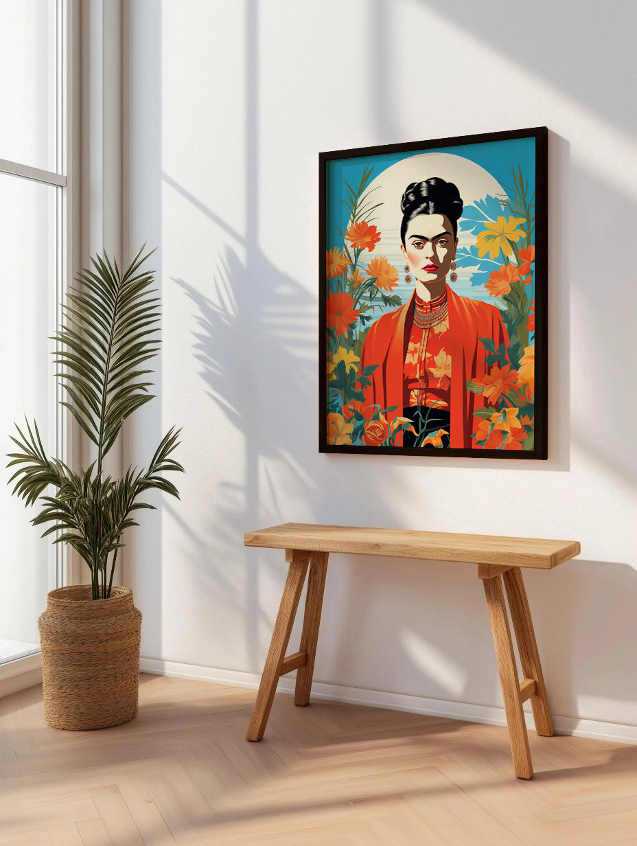 Cuadro de ​Frida flowers - Fine Artic
