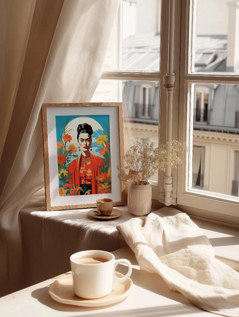 Cuadro de ​Frida flowers - Fine Artic