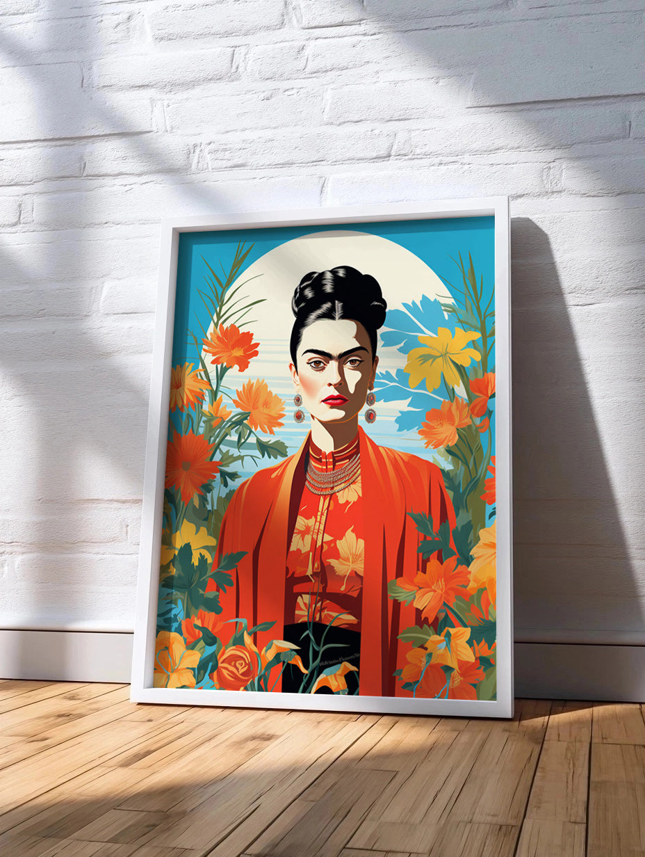 Cuadro de ​Frida flowers - Fine Artic