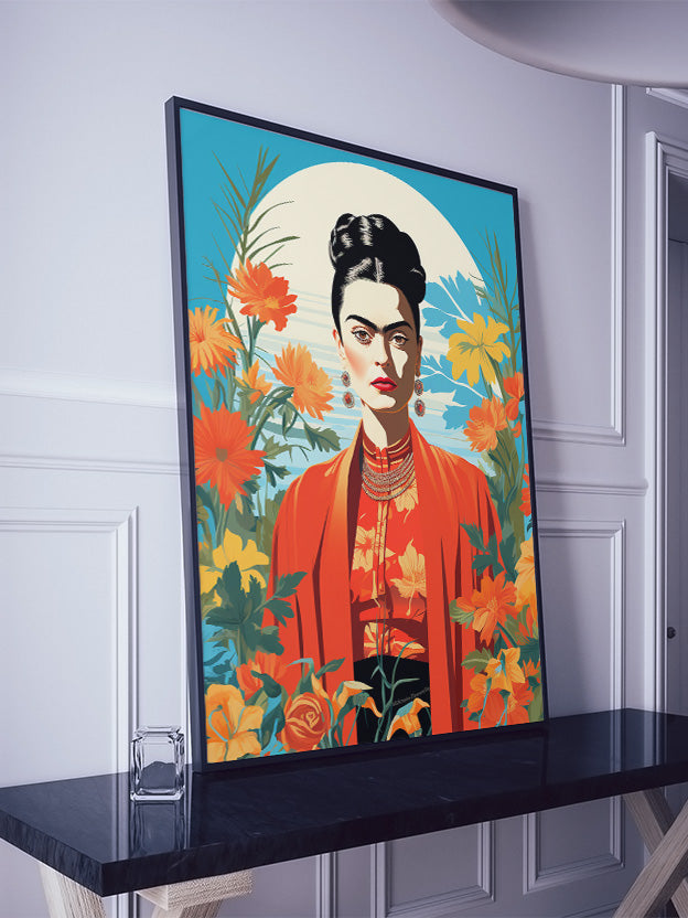 Cuadro de ​Frida flowers - Fine Artic