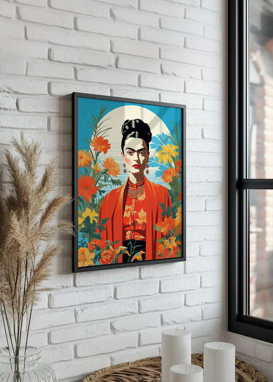 Cuadro ​Frida flowers