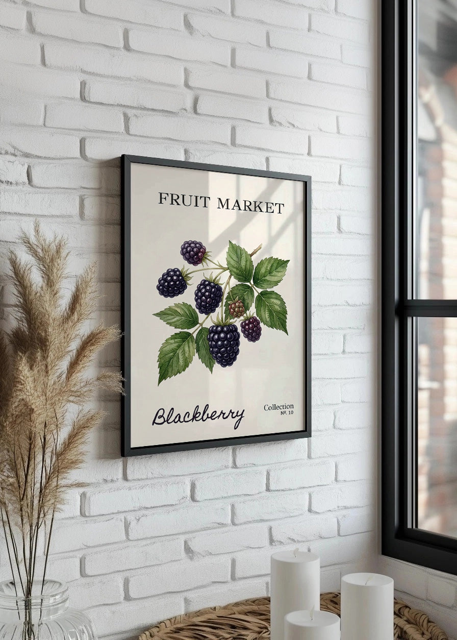 Cuadro Fruit Market N.10 - Moras