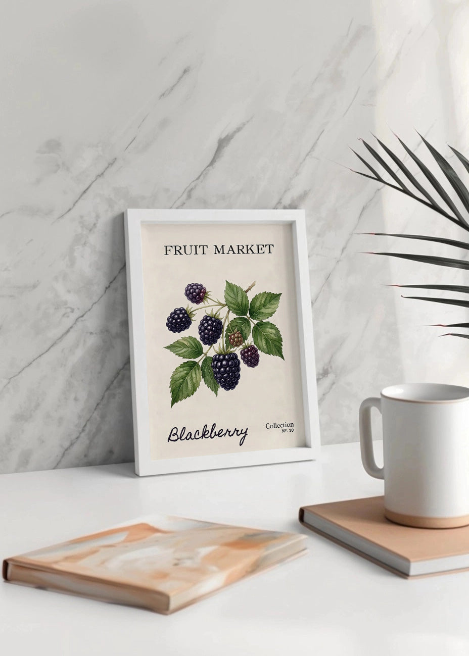 Cuadro Fruit Market N.10 - Moras