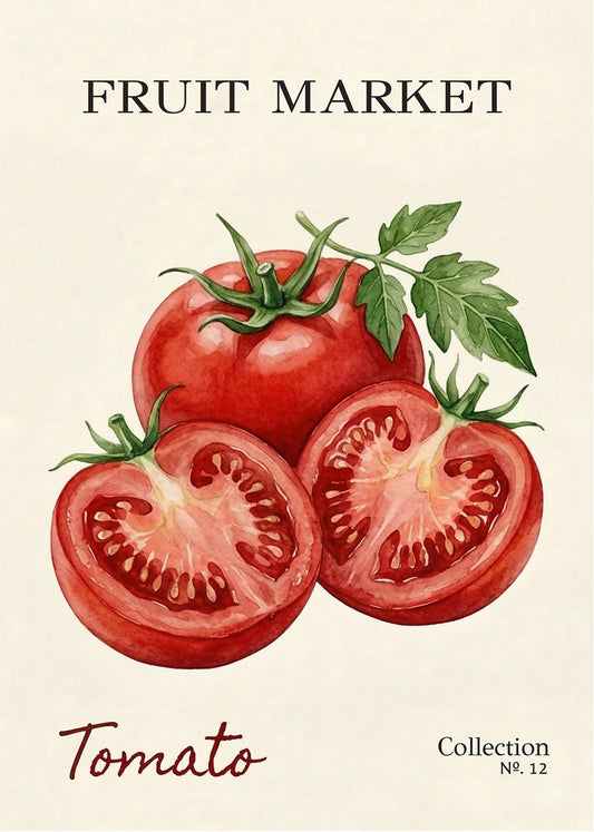 Cuadro Fruit Market N.12 - Tomate