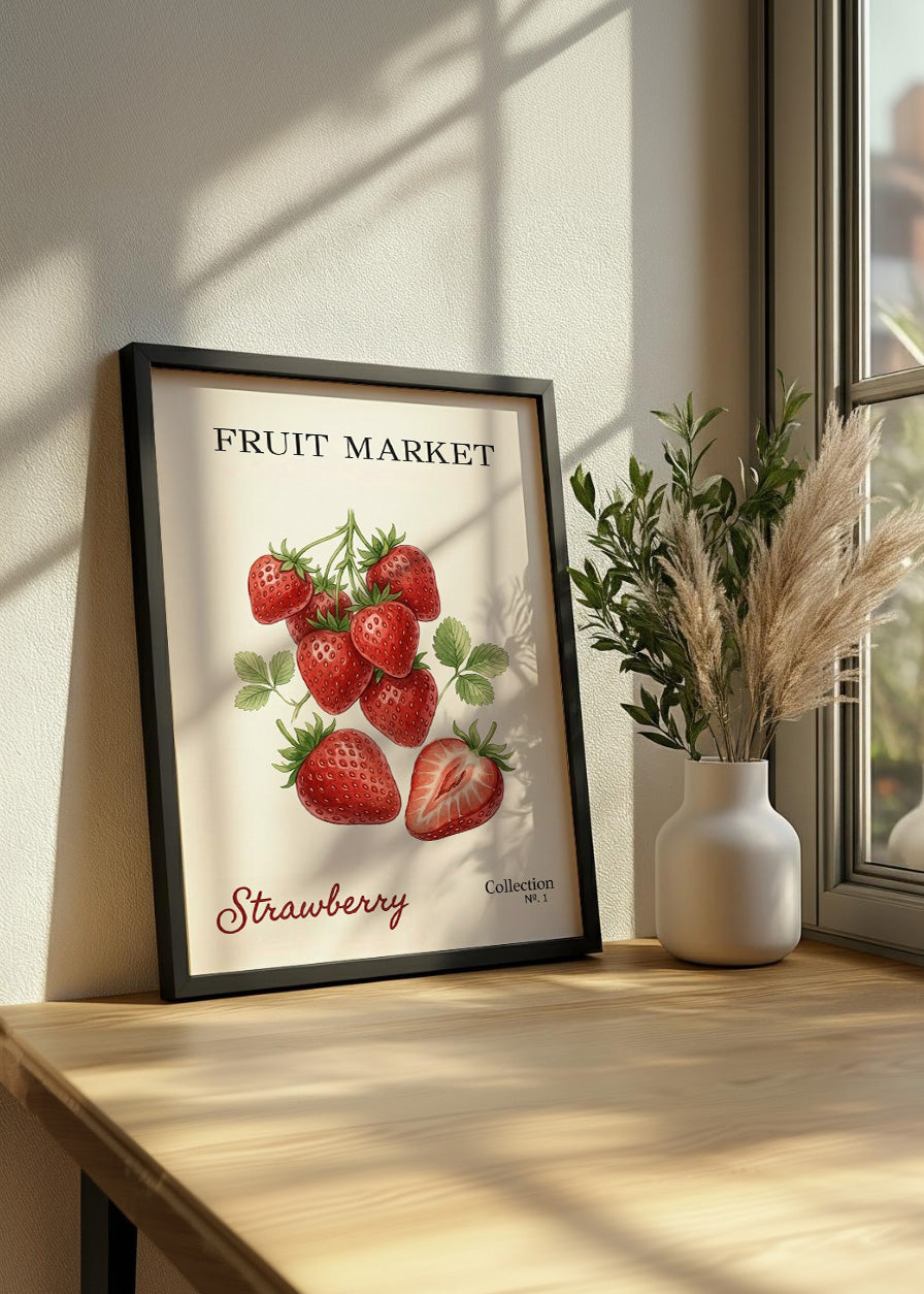 Cuadro Fruit Market N.1 - Fresas