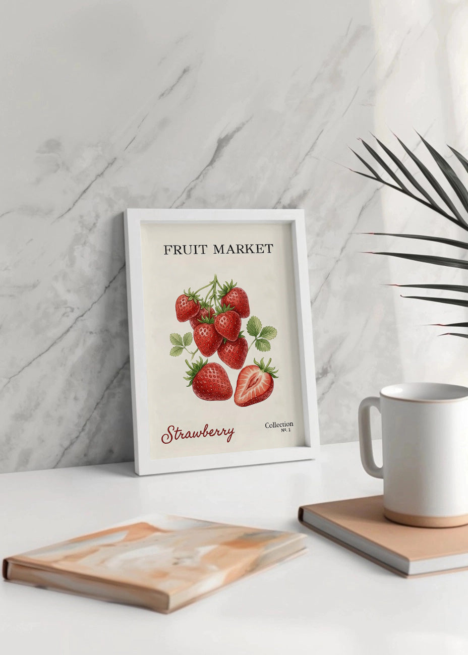 Cuadro Fruit Market N.1 - Fresas