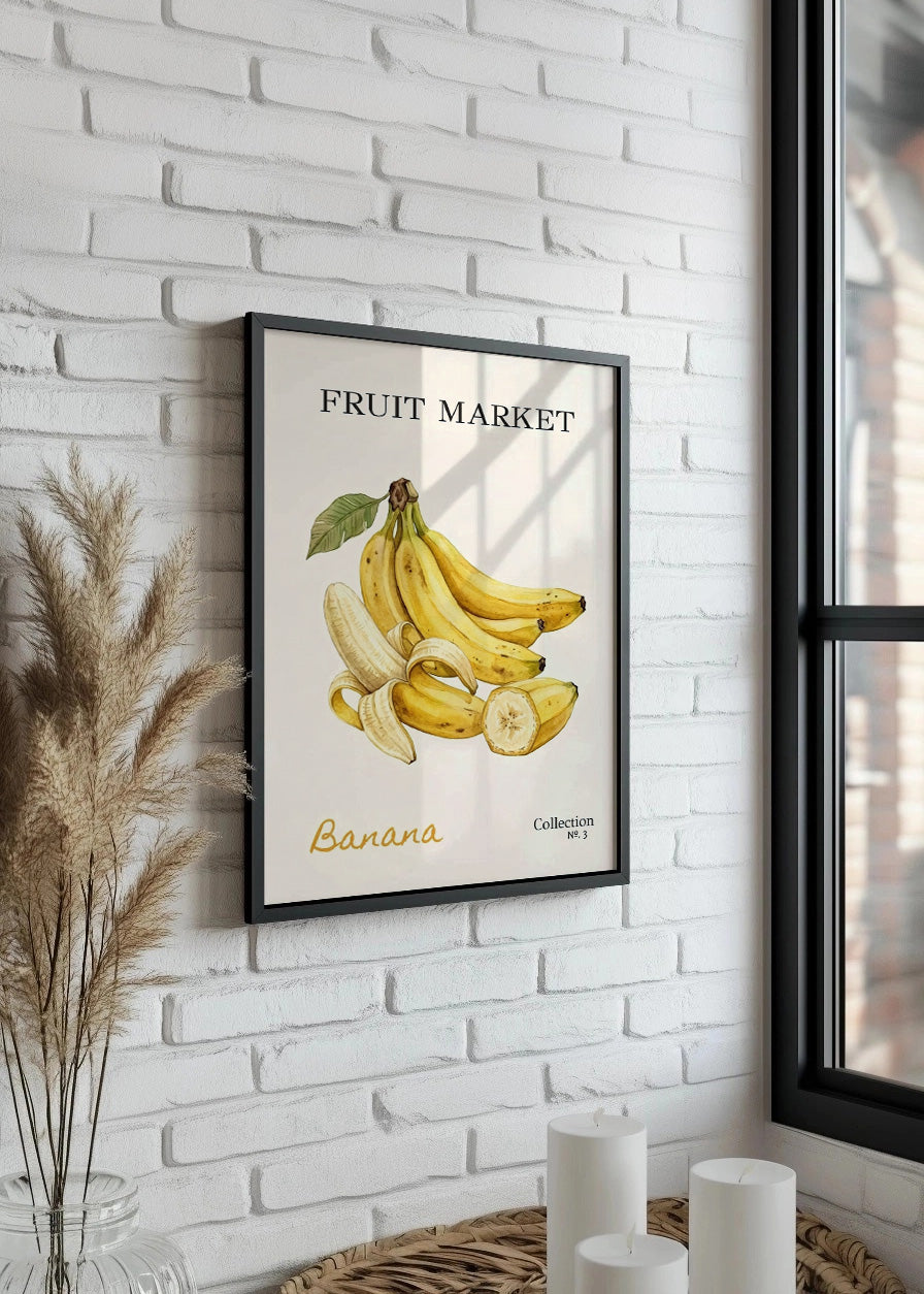 Cuadro Fruit Market N.3 - Plátanos