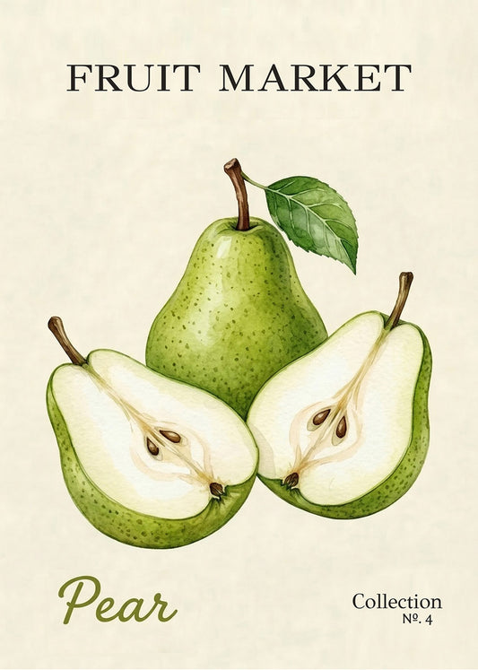 Cuadro Fruit Market N.4 - Peras