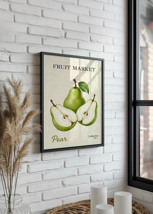 Cuadro Fruit Market N.4 - Peras